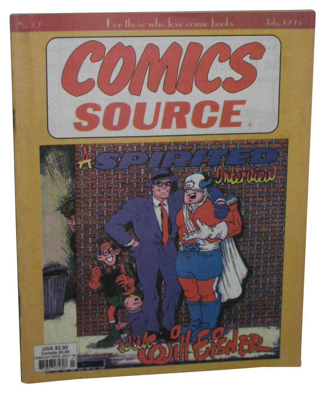 Comics Source July 1995 Paperback Book No. 22 - (A Spirited Interview with Will Eisner)
