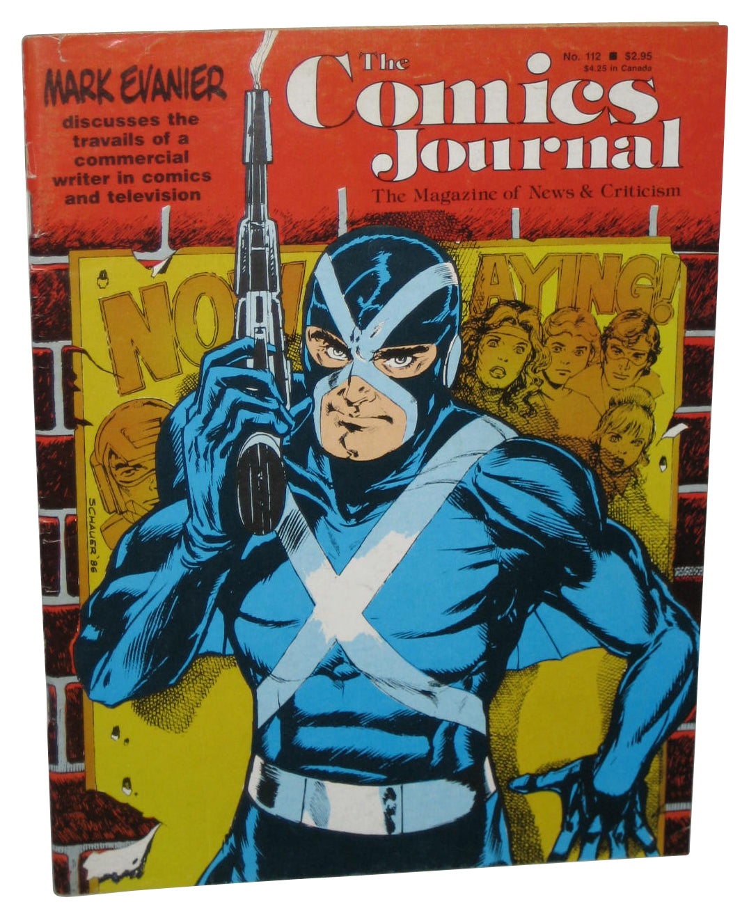 The Comics Journal News & Criticism Mark Evanier Magazine Book #112