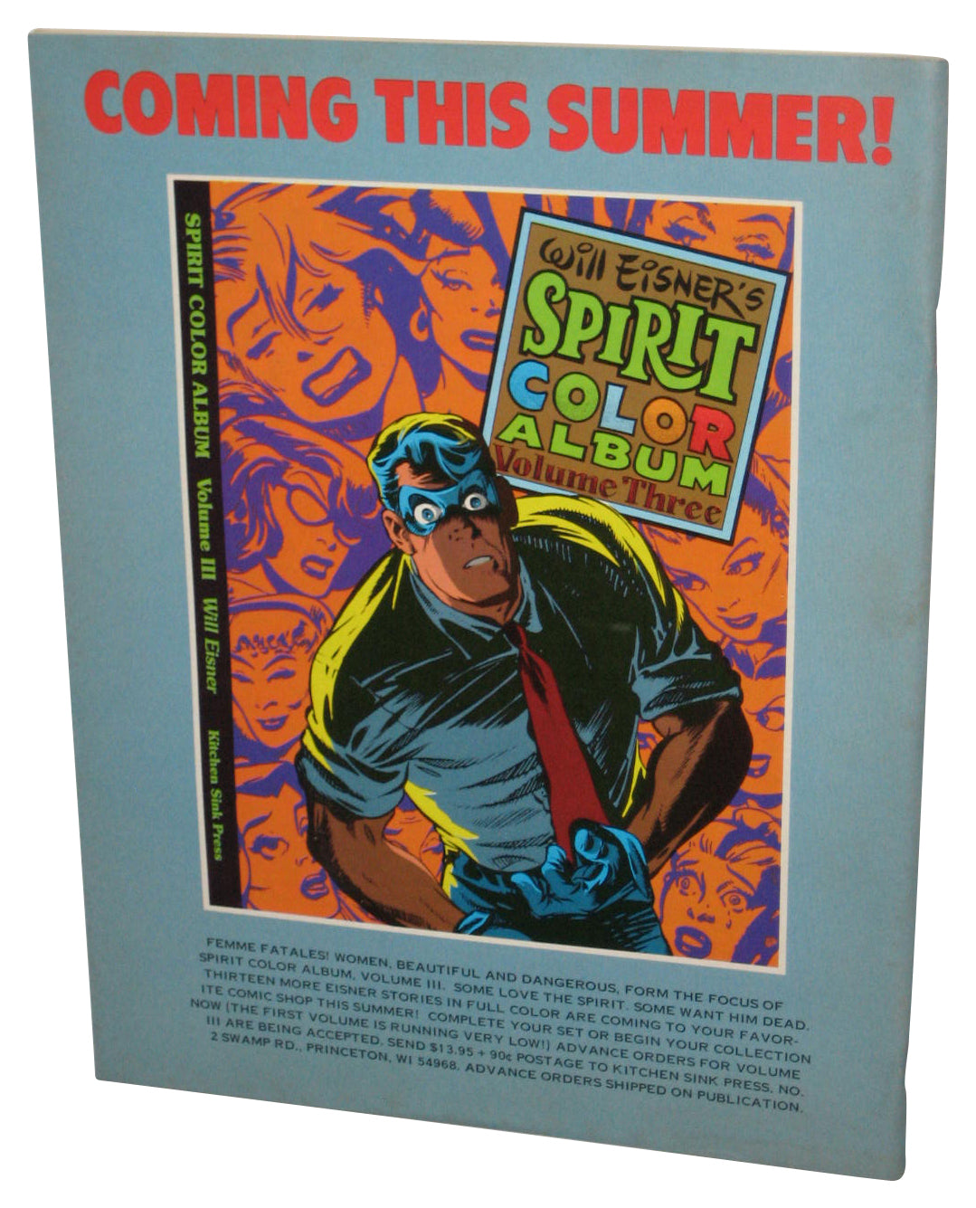 The Spirit Will Eisner New City Art (1983) Magazine Book #40