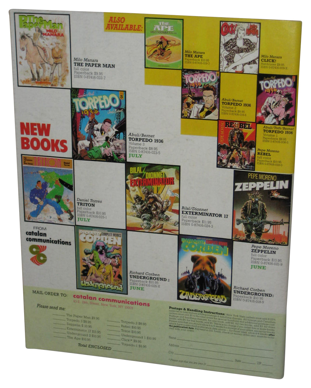 The Comics Journal News & Criticism (1986) Howard Chaykin Magazine Book #109