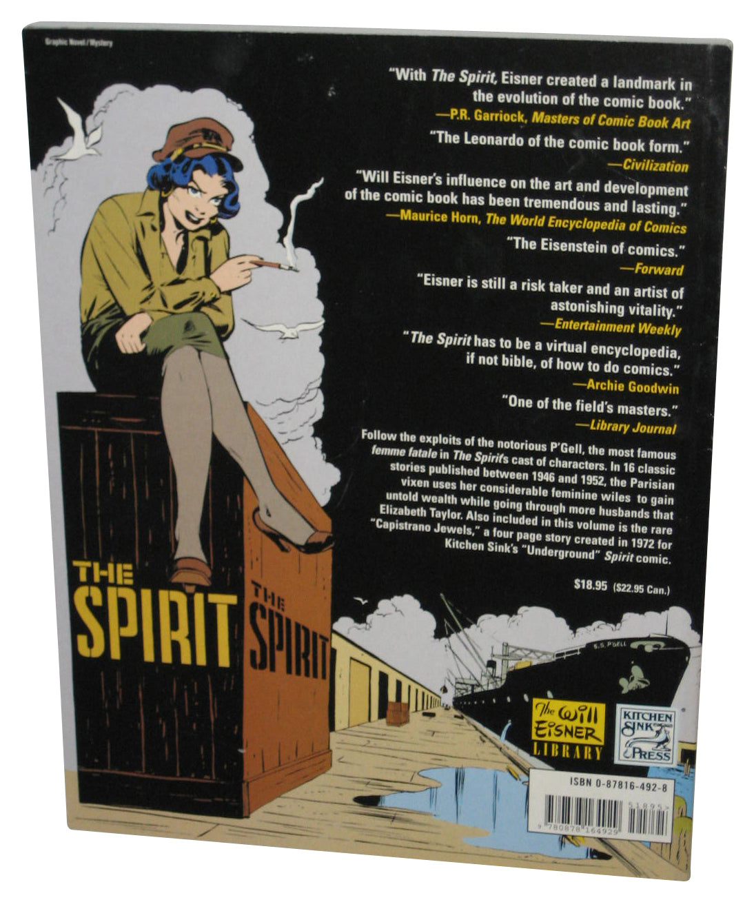 All About P'Gell The Spirit Casebook Volume II (1998) Will Eisner Paperback Book