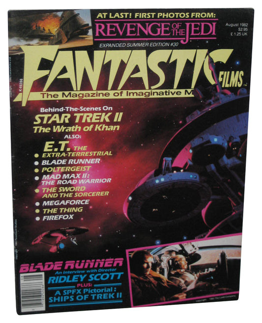 Fantastic Films August 1982 Expanded Summer Edition Magazine Book #30