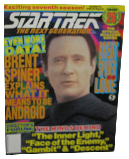 Star Trek Next Generation February (1994) Official Magazine Book Vol. 26