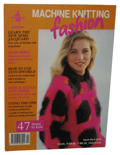 Machine Knitting Fashion Brother Magazine Book Issue No. 9