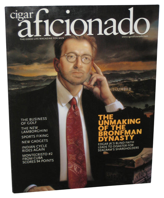 Cigar Aficionado April 2003 Magazine Book - (Edgar Bronfman Jr. Cover)