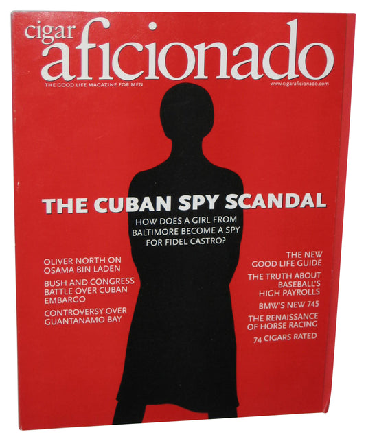 Cigar Aficionado June 2002 Magazine Book - (Cuban Spy Scandal Cover)