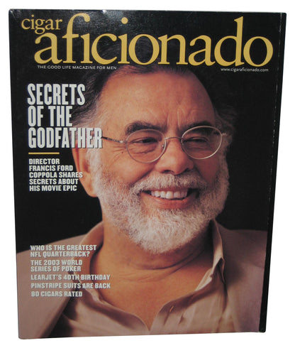 Cigar Aficionado October 2003 Magazine Book - (Secrets of The Godfather Cover)