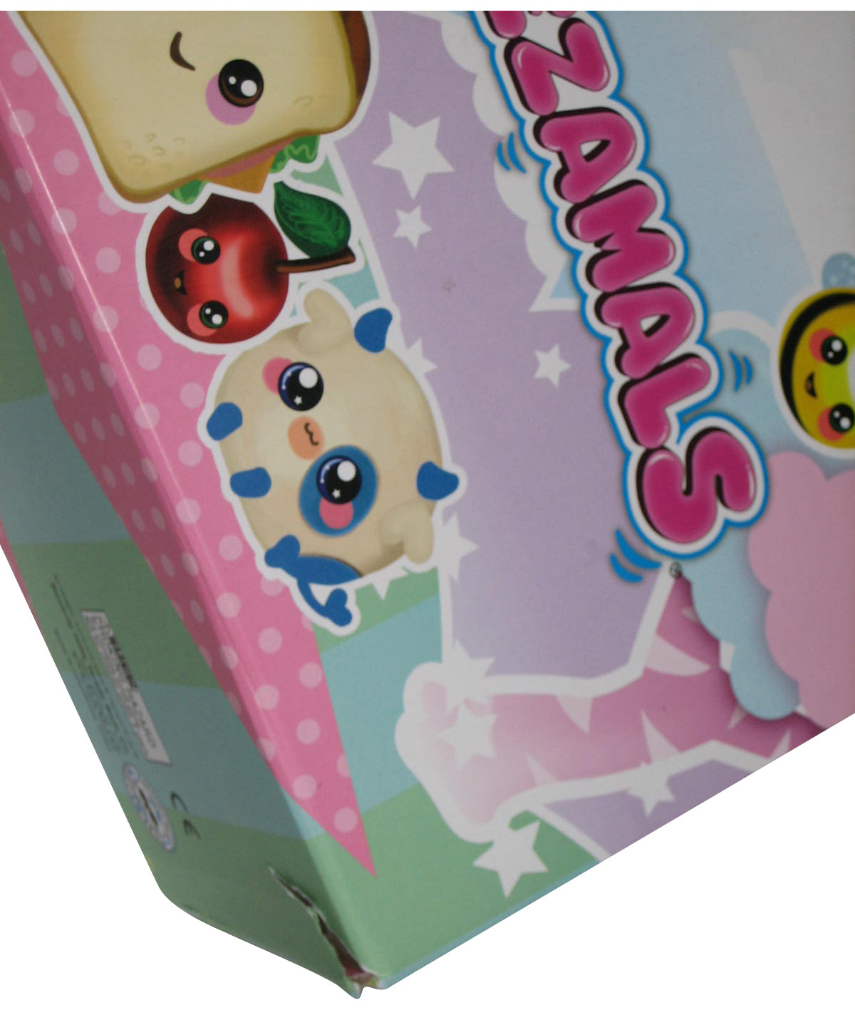 Squeezamals 4pc Picnic Toy Plush Pack w/ Carry Case - (Sandwich, Milk, Apple & Bee)