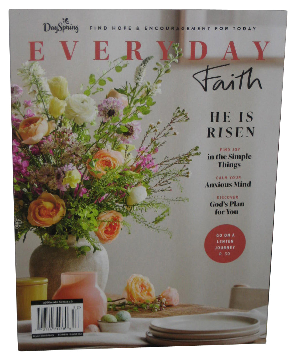 DaySpring Everyday Faith (2025) He Is Risen Magazine Book