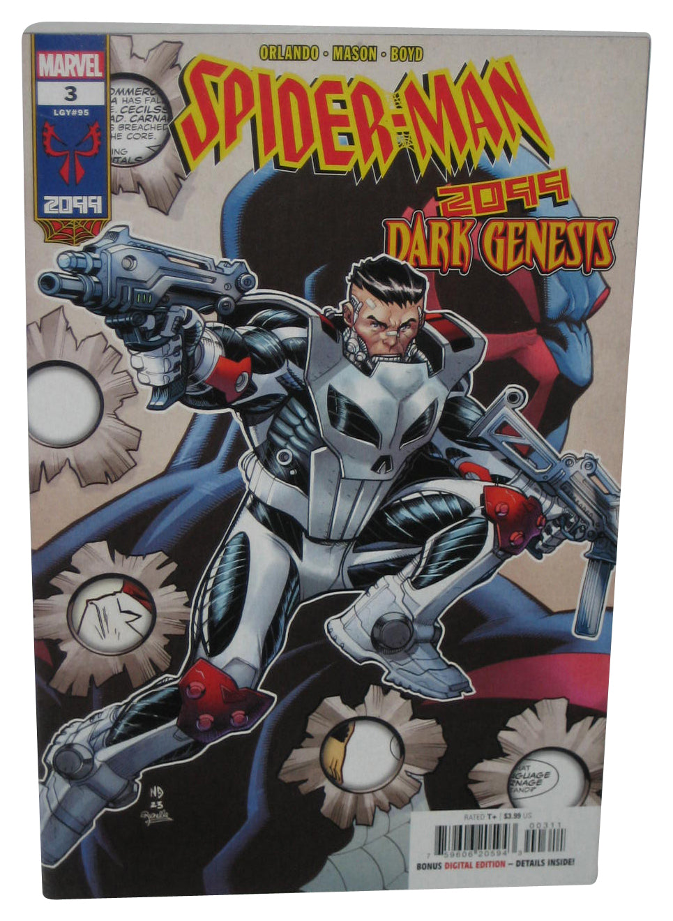 Marvel Comics Spider Man 2099 Dark Genesis (2023) Vol. 3 Comic Book