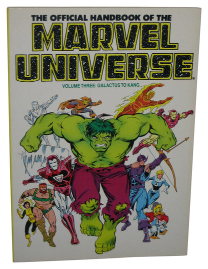 Official Handbook Marvel Universe Volume 3 Galactus Kang (1991) Paperback Book