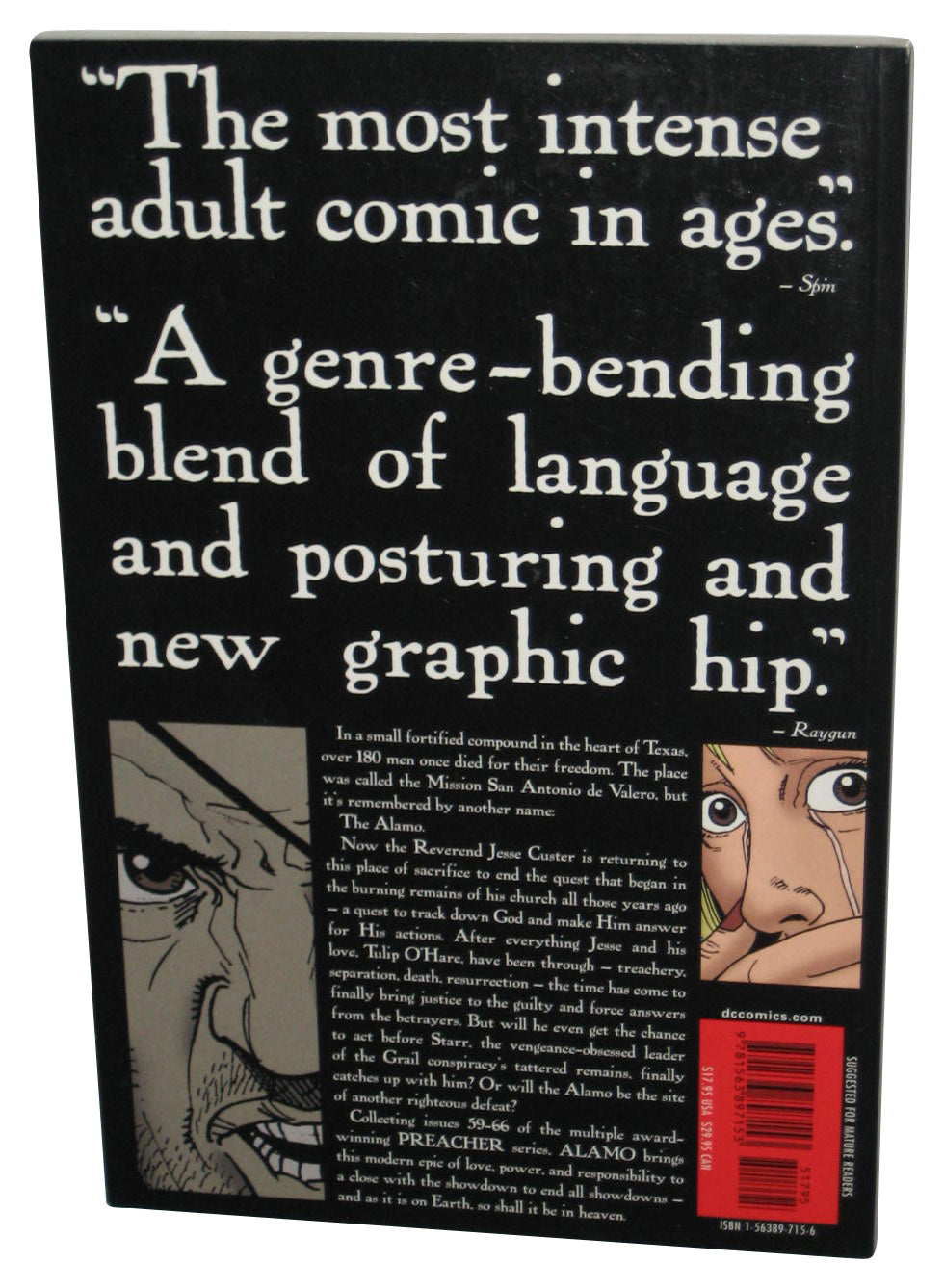 DC Comics Vertigo Preacher Alamo (2001) Paperback Book Vol. 9