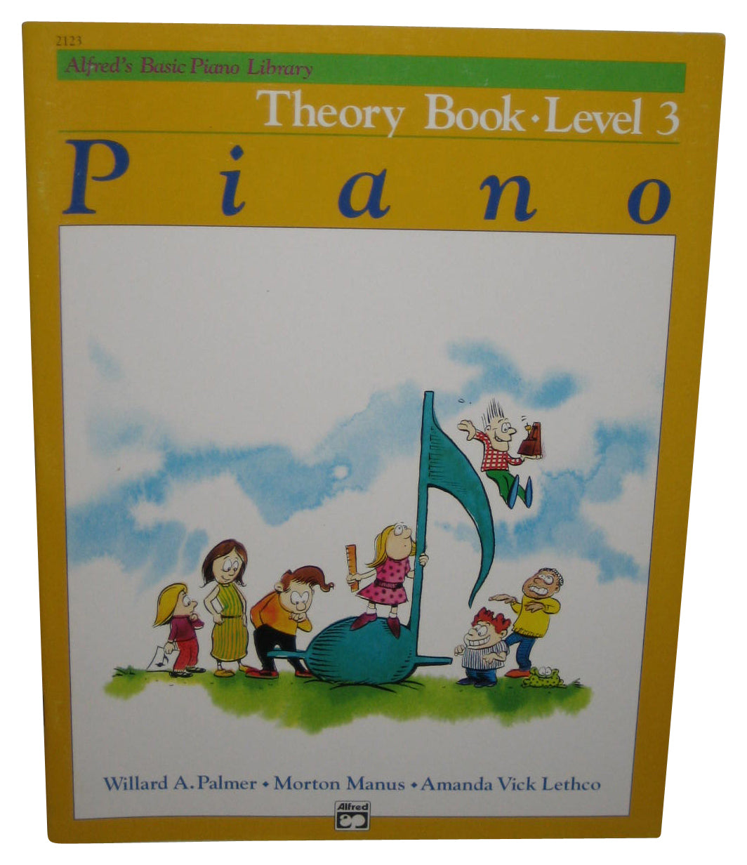 Alfred's Basic Piano Library Theory Level 3 (1982) Paperback Book