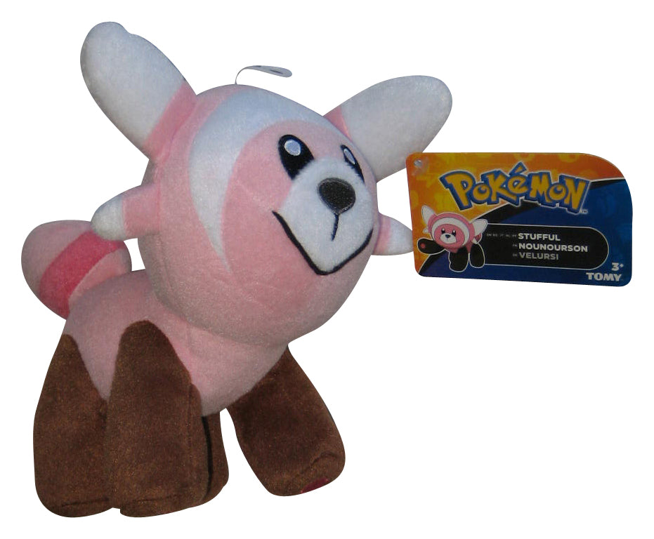 Pokemon Stufful (2018) Tomy 7-Inch Pink Toy Plush