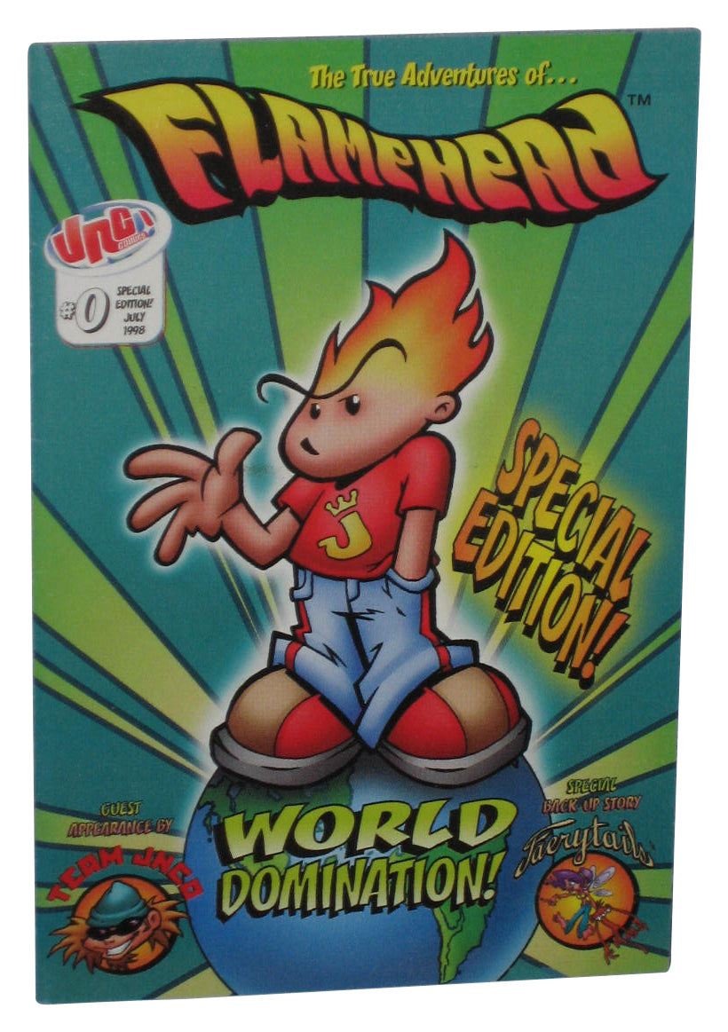 Flamehead World Domination Special Edition July 1998 Jnco Mini Comic Book #0