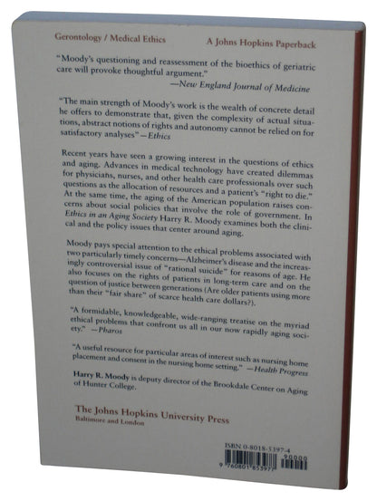 Ethics In An Aging Society Paperback Book - (Harry R. Moody)