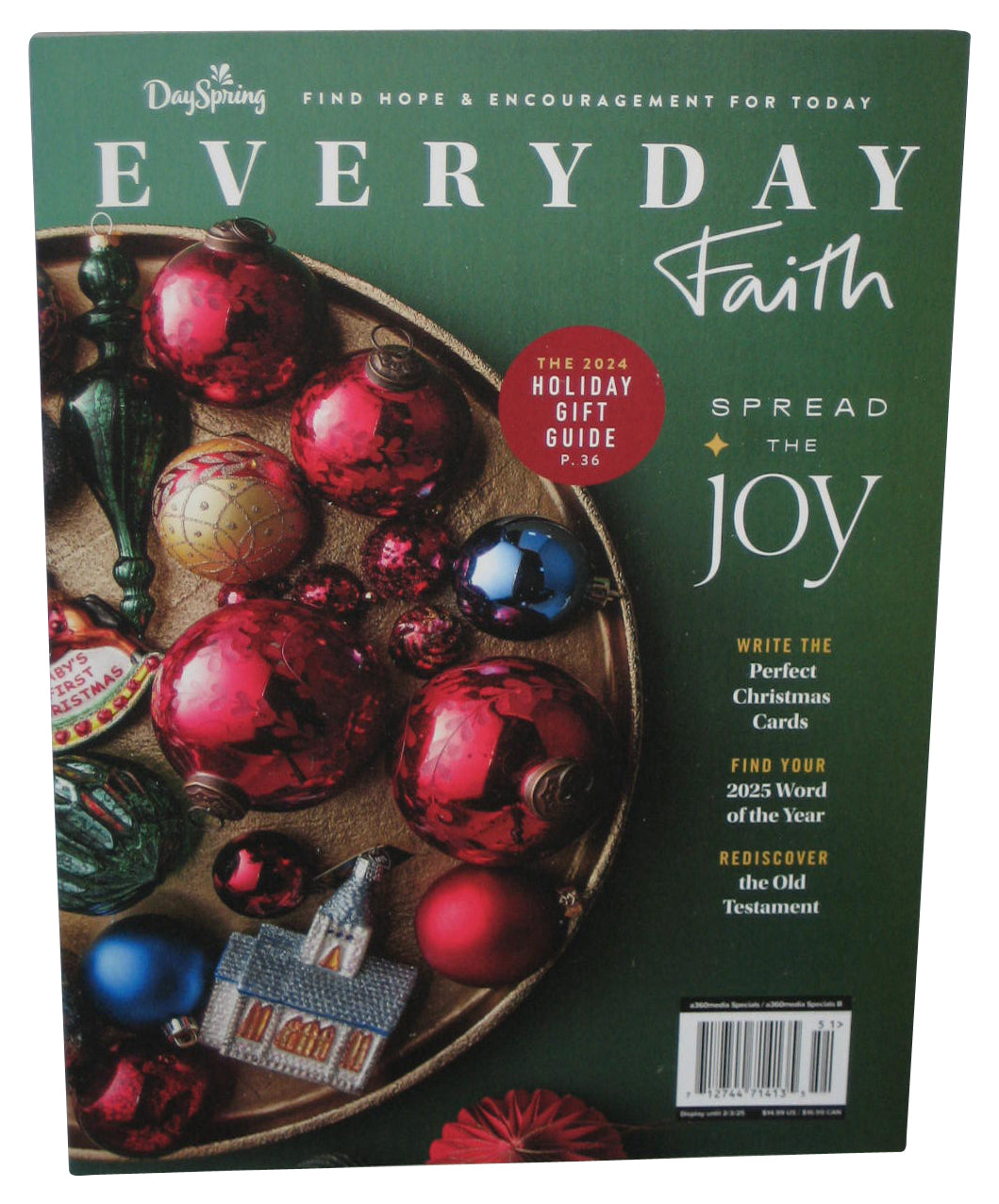 DaySpring Everyday Faith (2025) Spread The Joy Magazine Book