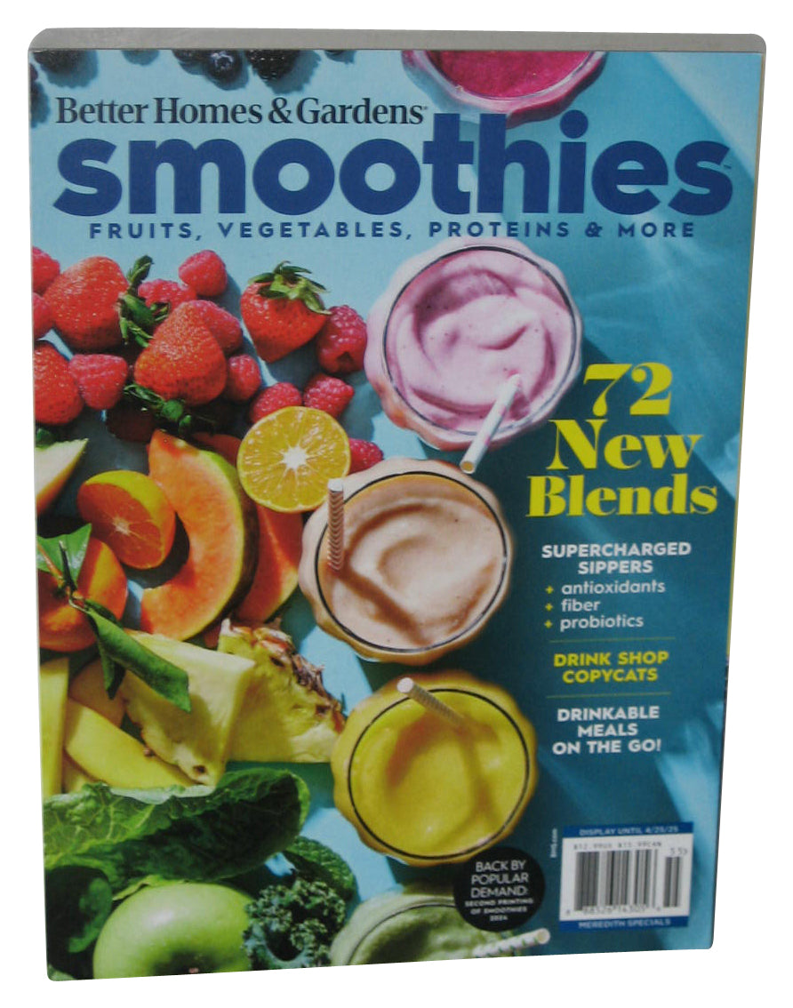 Better Homes & Gardens Smoothies Fruits Vegetables Proteins (2025) Magazine Book
