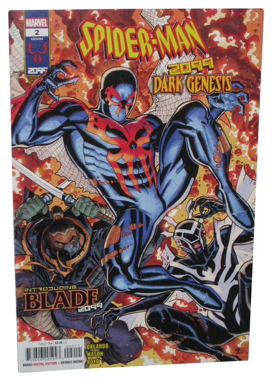 Marvel Spider-Man 2099 Dark Genesis Comic Book #2 - (Bradshaw Cover)