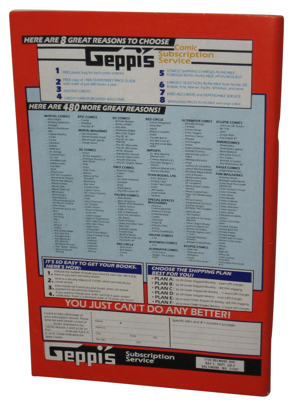 Overstreet's Comic Book Price Update Paperback Book No. 2