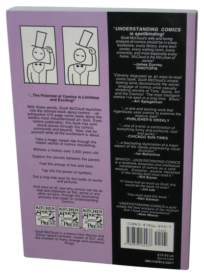 Understanding Comics The Invisible Art (1997) Kitchen Sink Press Paperback Book