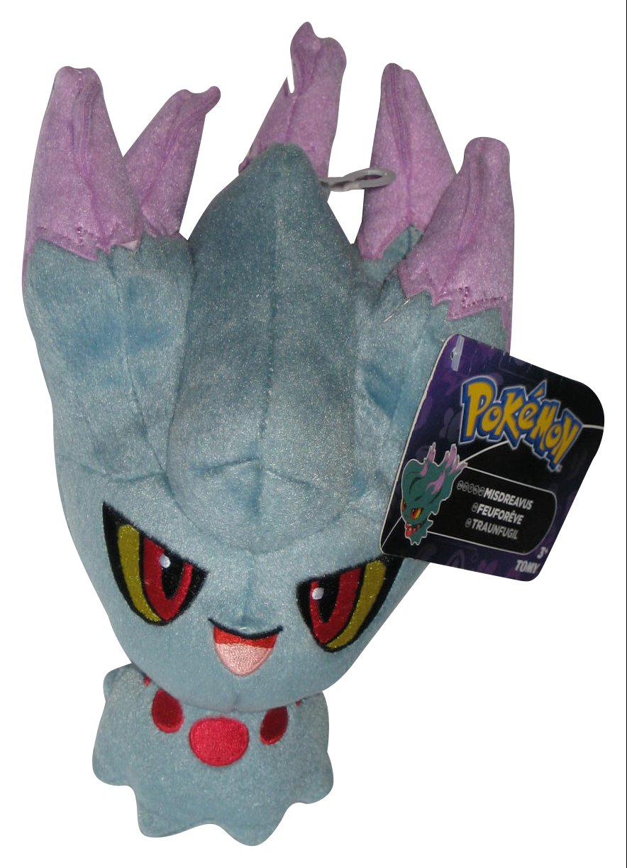 Pokemon Misdreavus (2017) Tomy 8-Inch Toy Plush