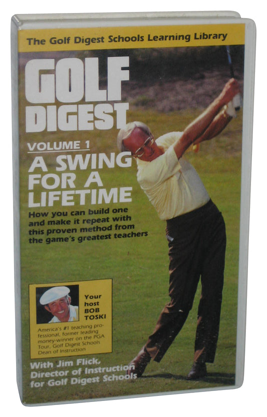 Golf Digest Schools Learning Library Vol. 1 (1986) A Swing For A Lifetime VHS