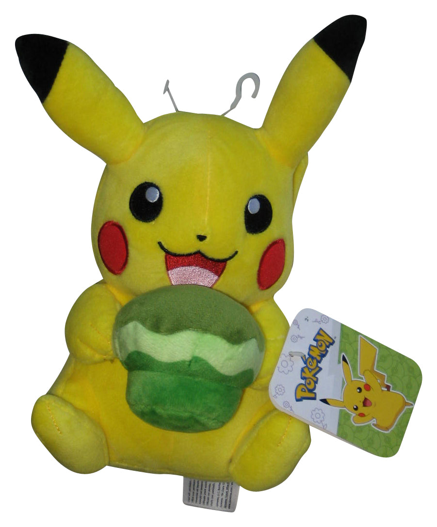 Pokemon Pikachu Green Spring Easter Cupcake (2022) Jazwares 9-Inch Toy Plush