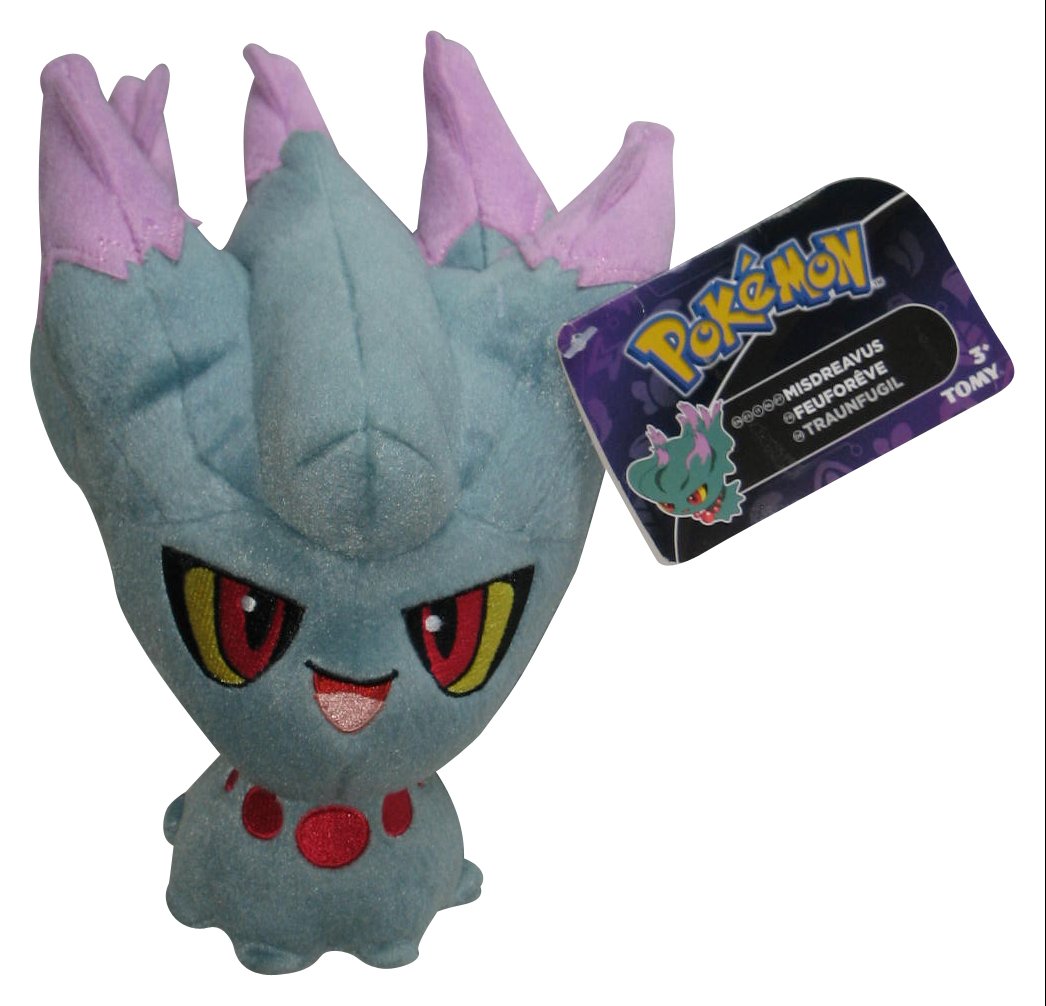 Pokemon Misdreavus (2017) Tomy 8-Inch Toy Plush