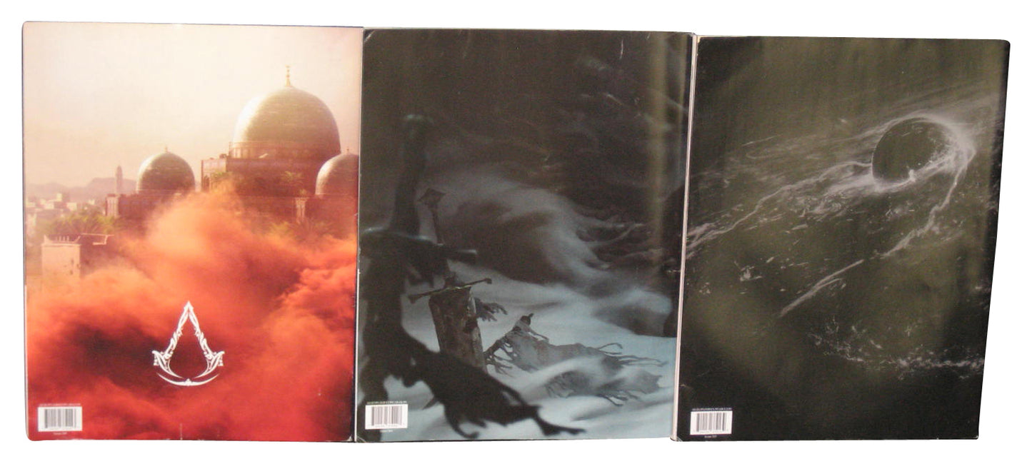 Game Informer Video Game Magazine Book Lot x3 - (Armored Core VI, Assassin's Creed, No Rest Wicked Covers)