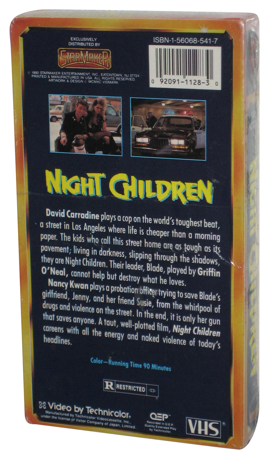 Night Children (1992) Starmaker VHS Tape - (David Carradine)
