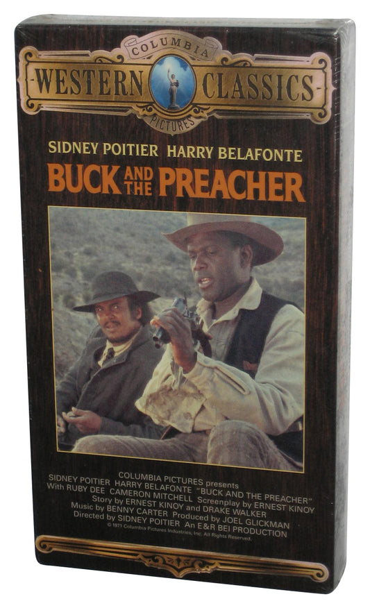 Buck & The Preacher Western Classics (1971) VHS Tape