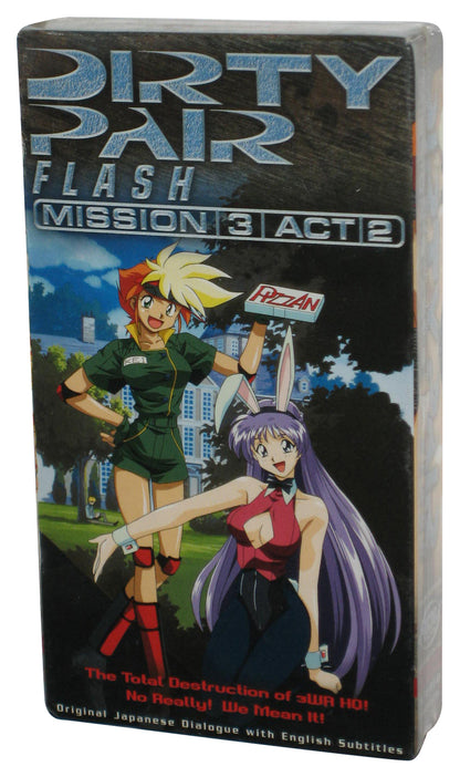 Dirty Pair Mission 3 Act 2 (1999) Adv Films Anime VHS Tape