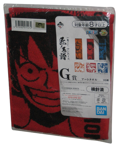 One Piece Ichiban Kuji G Prize Red Bandai Spirits Japan Small Art Towel