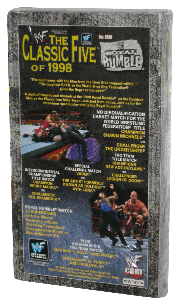 WWF Royal Rumble The Classic Five of 1998 Wrestling VHS Tape