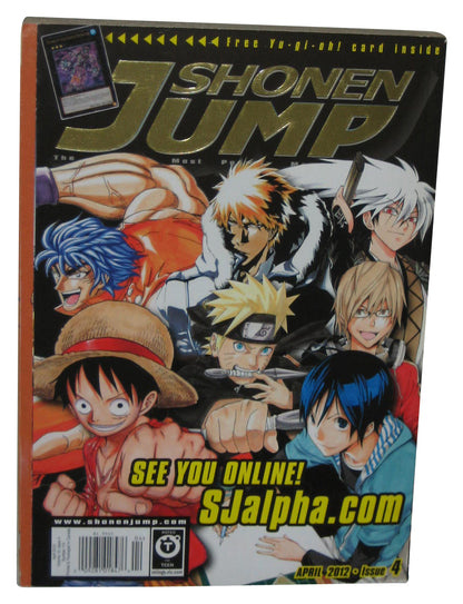 Shonen Jump April 2012 Nol. 10 No. 4 Anime Manga Magazine Book #110 w/ Yu-Gi-Oh! Acid Golem of Destruction Promo Card