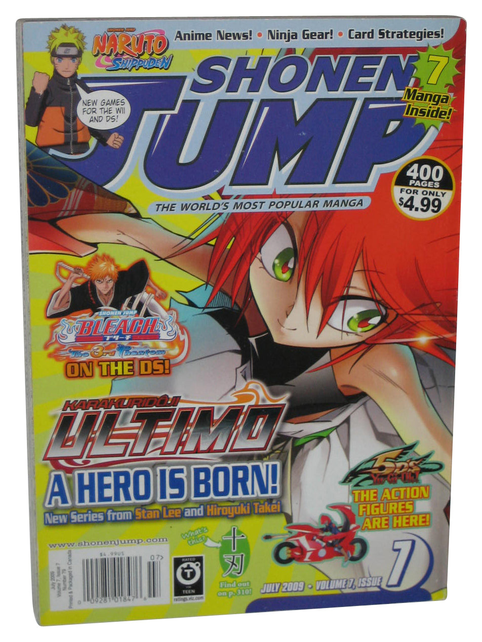 Shonen Jump July 2009 Anime Manga Magazine Book #79 - (Ultimo Cover)