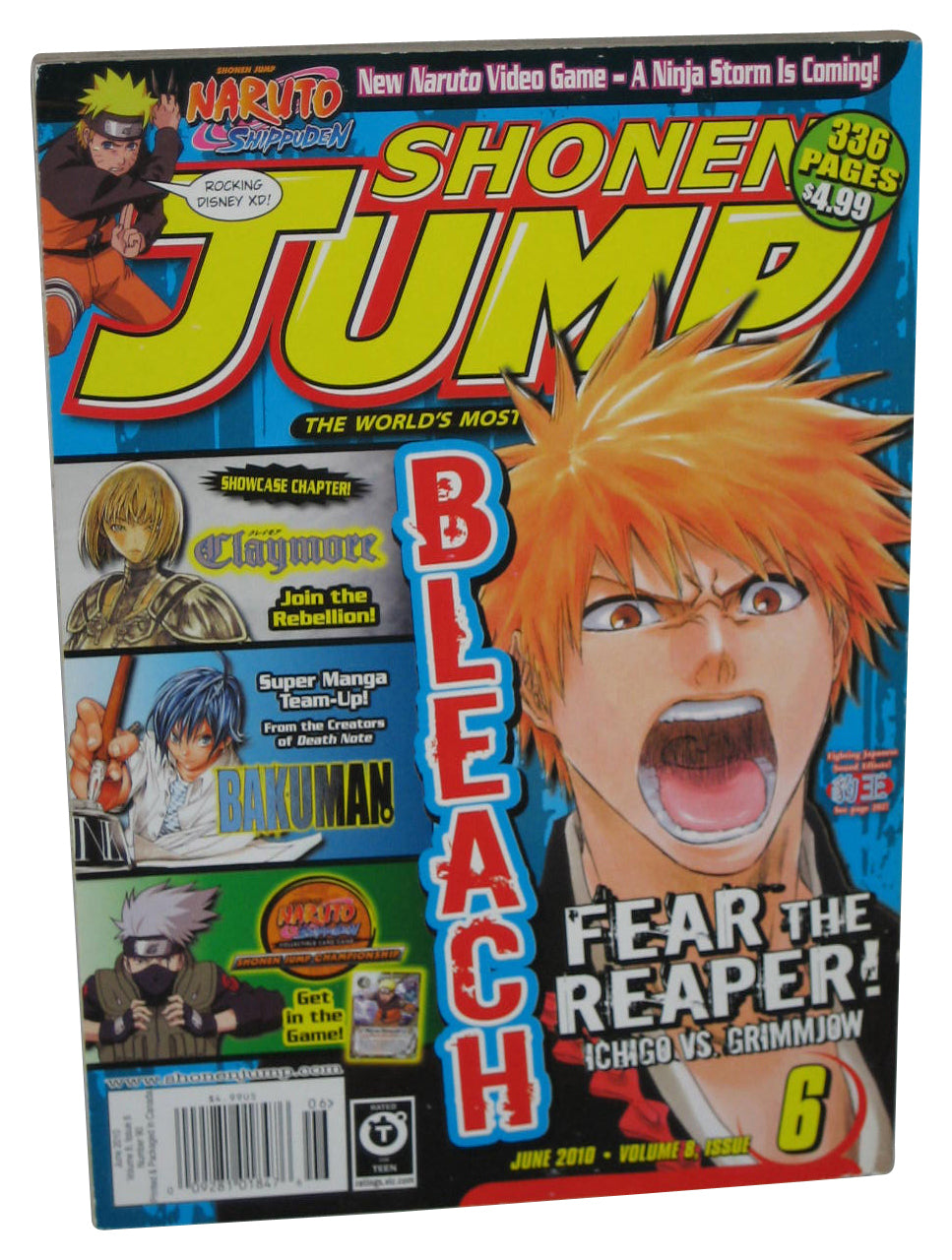 Shonen Jump June 2010 Anime Manga Magazine Book #90 - (Bleach Cover)