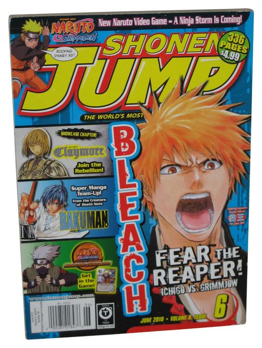 Shonen Jump June 2010 Anime Manga Magazine Book #90 - (Bleach Cover)