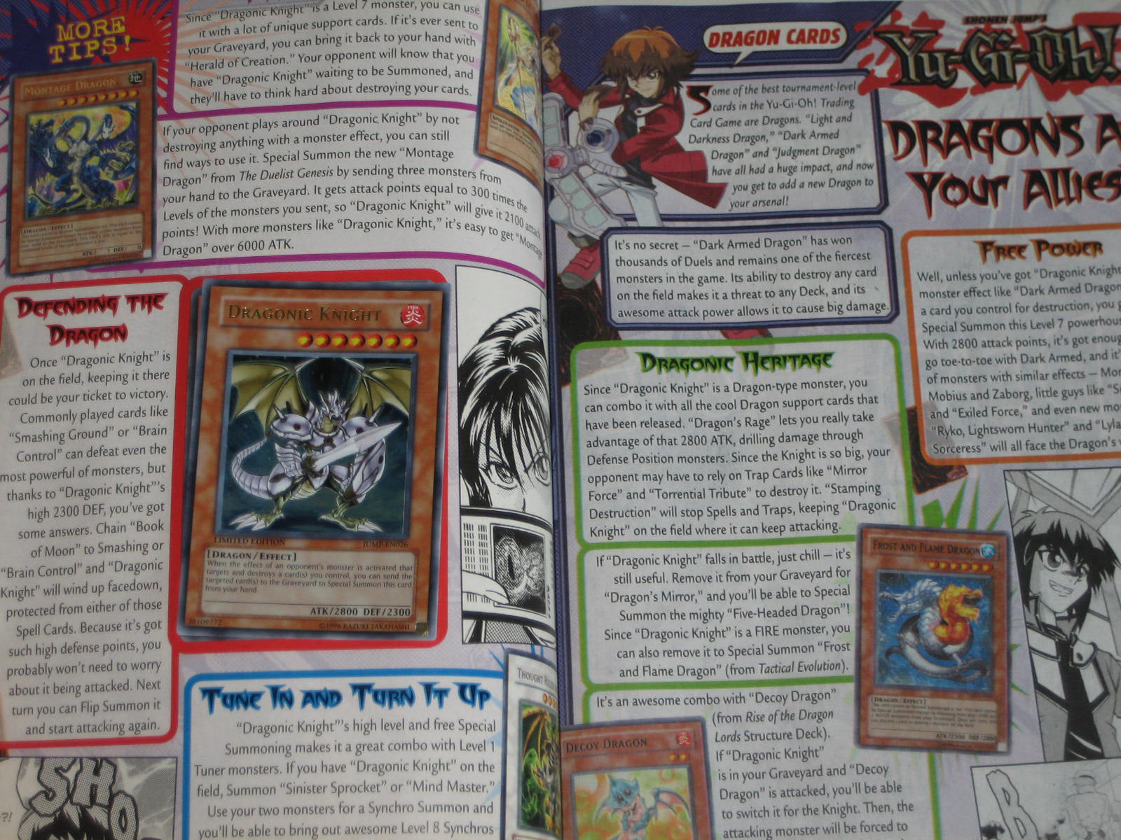 Shonen Jump September 2008 Anime Manga Magazine Book #69 w/ Yu-Gi-Oh! Dragonic Knight Promo Card