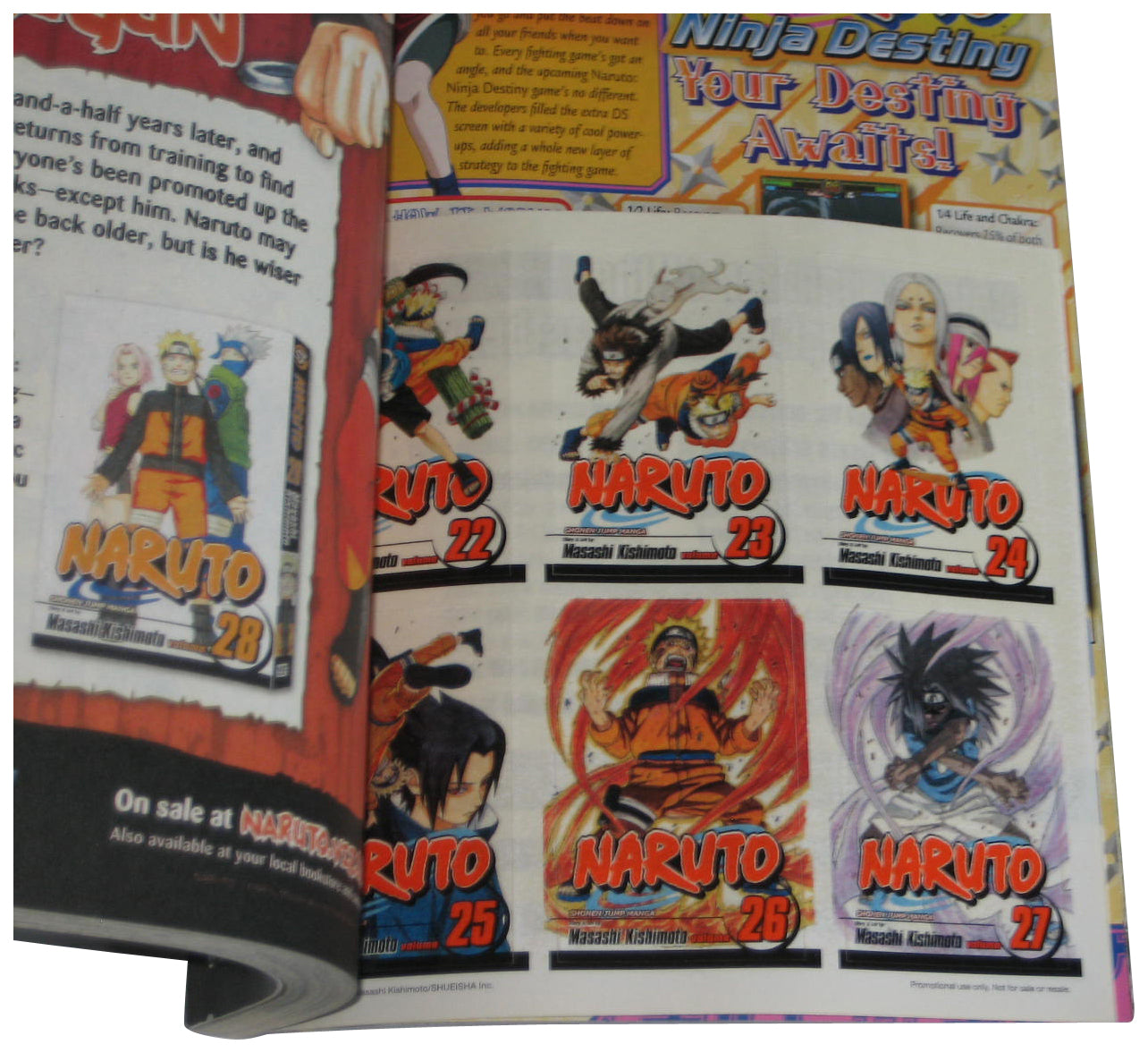 Shonen Jump March 2008 Anime Manga Magazine Book #63 w/ Naruto Stickers