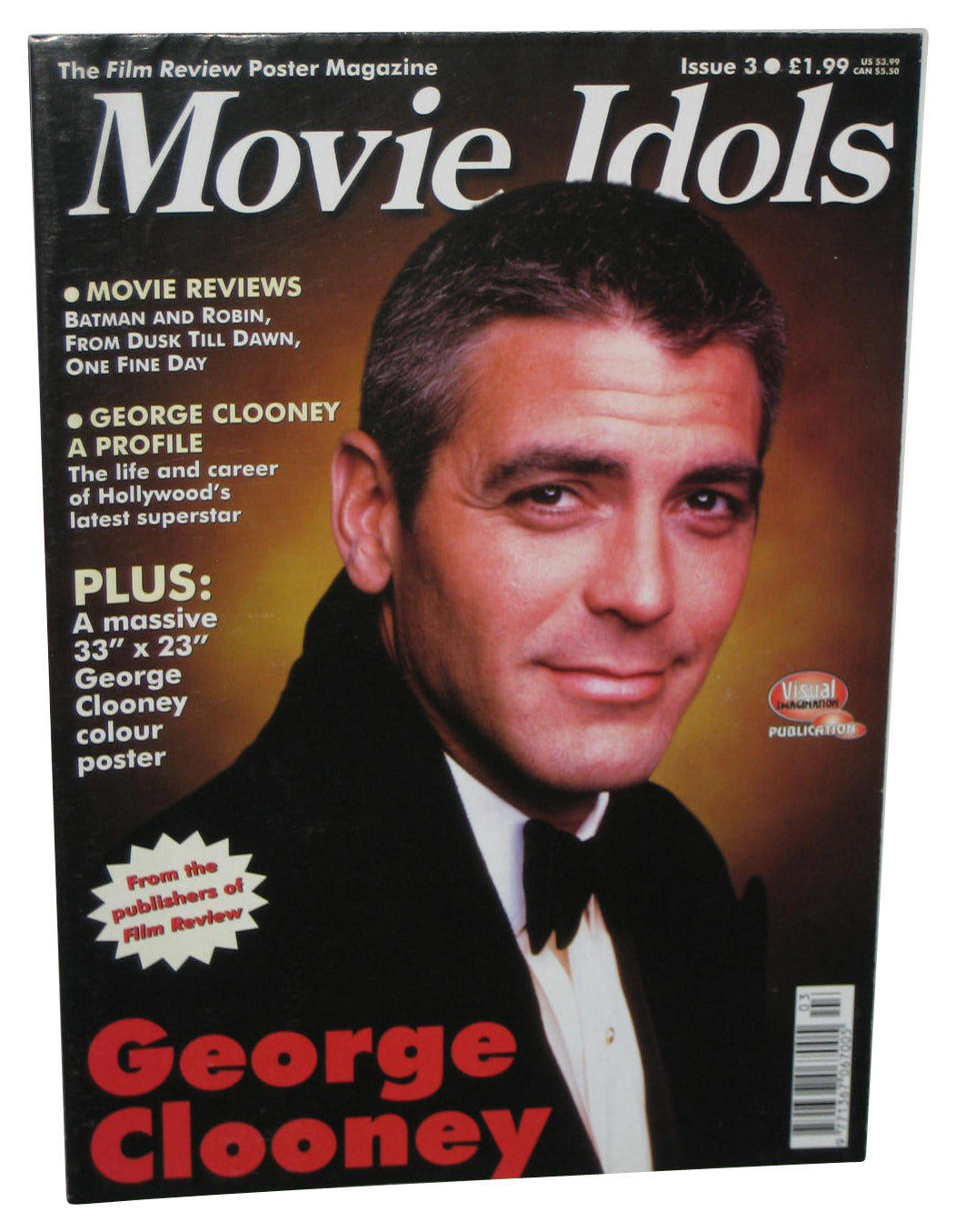 Movie Idols The Film Review Poster Magazine Issue #3 - (George Clooney Cover)