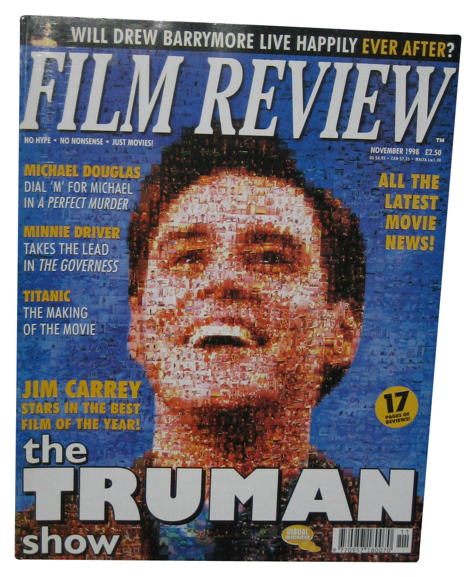 Film Review November 1998 Movie Magazine Book - (The Truman Show Cover)