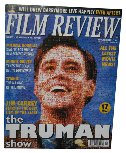 Film Review November 1998 Movie Magazine Book - (The Truman Show Cover)