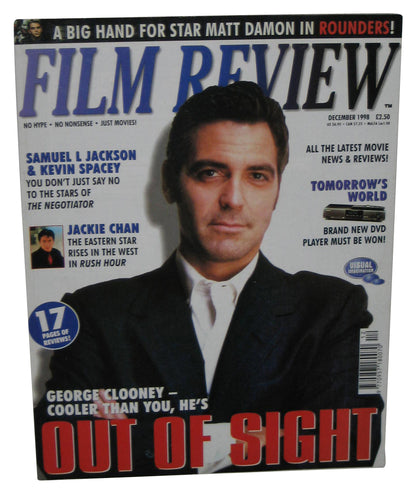 Film Review December 1998 Movie Magazine Book - (George Clooney Cover)