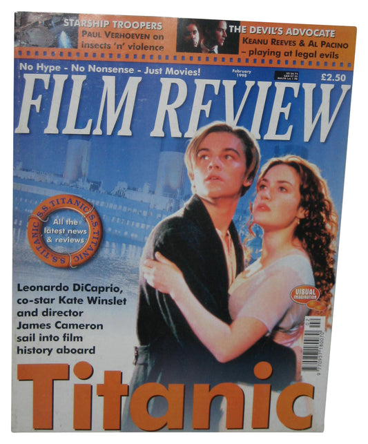 Film Review February 1998 Movie Magazine Book - (Titanic Cover)