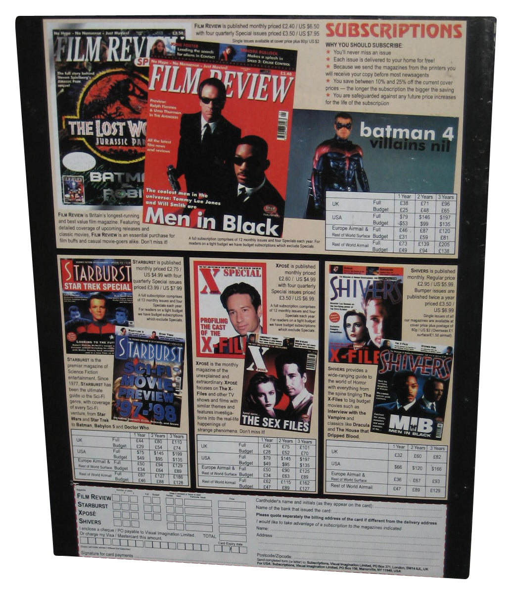 Film Review October 1997 Movie Magazine Book - (Mel Gibson & Julia Roberts Cover)