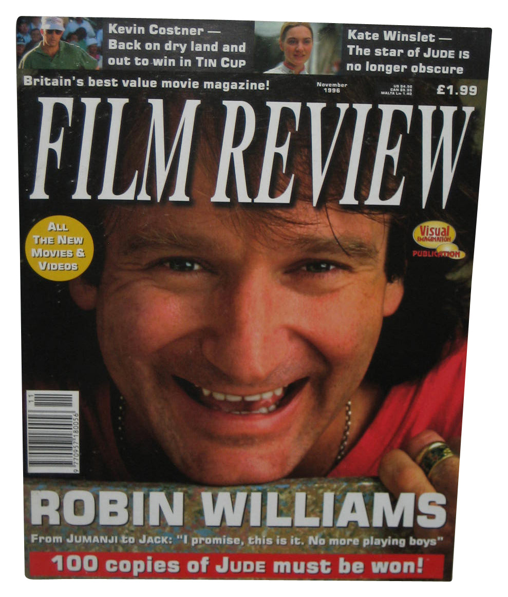 Film Review November 1996 Movie Magazine Book - (Robin Williams Cover)