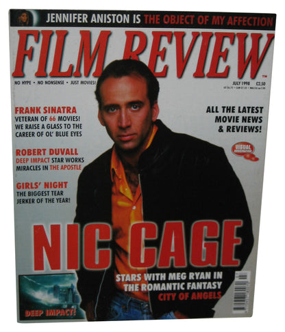 Film Review July 1998 Movie Magazine Book - (Nicholas Cage City of Angels Cover)