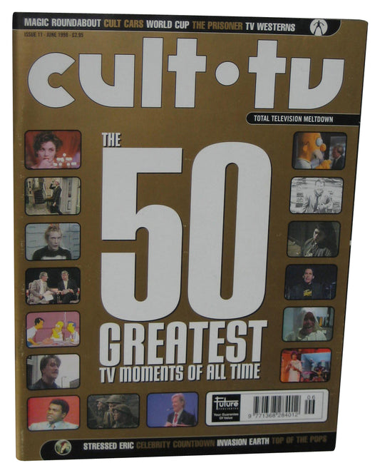 Cult TV The 50th Greatest TV Moments of All Time June 1998 Magazine Book #11